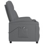 Sillón reclinable eléctrico cuero sintético gris antracita de vidaXL, Sillones - Ref: Foro24-3073791, Precio: 221,04 €, Descu...