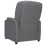 Sillón reclinable eléctrico cuero sintético gris antracita de vidaXL, Sillones - Ref: Foro24-3073791, Precio: 221,04 €, Descu...