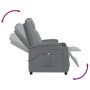 Sillón reclinable eléctrico cuero sintético gris antracita de vidaXL, Sillones - Ref: Foro24-3073791, Precio: 221,04 €, Descu...