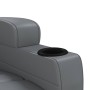 Sillón reclinable eléctrico cuero sintético gris antracita de vidaXL, Sillones - Ref: Foro24-3073791, Precio: 221,04 €, Descu...