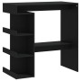 Black plywood storage shelf bar table 100x50x101.5 cm by vidaXL, Kitchen and dining tables - Ref: Foro24-809450, Price: 88,79...