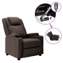 Brown Faux Leather Power Recliner by vidaXL, Armchairs - Ref: Foro24-3073790, Price: 270,99 €, Discount: %