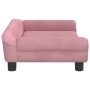 Hundebett aus rosa Samt, 70 x 48 x 22 cm von vidaXL, Betten für Hunde - Ref: Foro24-172015, Preis: 65,99 €, Rabatt: %