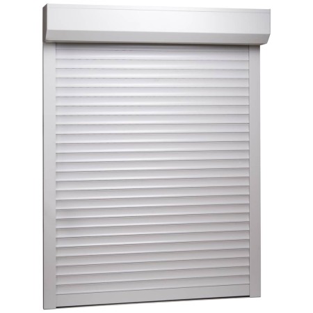 Persiana de aluminio blanca 140x150 cm de vidaXL, Contraventanas - Ref: Foro24-144974, Precio: 281,55 €, Descuento: %