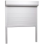 Persiana de aluminio blanca 140x150 cm de vidaXL, Contraventanas - Ref: Foro24-144974, Precio: 281,55 €, Descuento: %