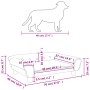 Cama para perros de terciopelo rosa 70x48x22 cm de vidaXL, Camas para perros - Ref: Foro24-172015, Precio: 65,11 €, Descuento: %