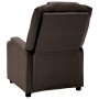 Sillón reclinable eléctrico de cuero sintético marrón de vidaXL, Sillones - Ref: Foro24-3073790, Precio: 270,24 €, Descuento: %