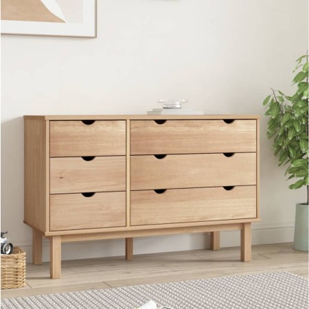 OTTA chest of drawers solid pine wood 111x43x73.5 cm by vidaXL, Drawers - Ref: Foro24-348585, Price: 194,45 €, Discount: %