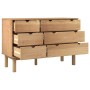 OTTA chest of drawers solid pine wood 111x43x73.5 cm by vidaXL, Drawers - Ref: Foro24-348585, Price: 194,45 €, Discount: %