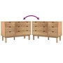 OTTA chest of drawers solid pine wood 111x43x73.5 cm by vidaXL, Drawers - Ref: Foro24-348585, Price: 194,45 €, Discount: %