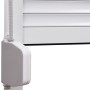 White aluminum blind 100x120 cm by vidaXL, Shutters - Ref: Foro24-144967, Price: 222,62 €, Discount: %