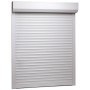 Persiana de aluminio blanca 100x130 cm de vidaXL, Contraventanas - Ref: Foro24-144968, Precio: 203,72 €, Descuento: %