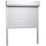 Persiana de aluminio blanca 100x130 cm de vidaXL, Contraventanas - Ref: Foro24-144968, Precio: 203,72 €, Descuento: %