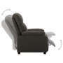 Sillón reclinable eléctrico tela gris taupé de vidaXL, Sillones - Ref: Foro24-3073810, Precio: 226,99 €, Descuento: %