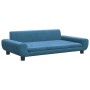 Blue velvet dog bed 100x54x33 cm by vidaXL, Beds for dogs - Ref: Foro24-171981, Price: 90,67 €, Discount: %