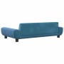 Blue velvet dog bed 100x54x33 cm by vidaXL, Beds for dogs - Ref: Foro24-171981, Price: 90,67 €, Discount: %