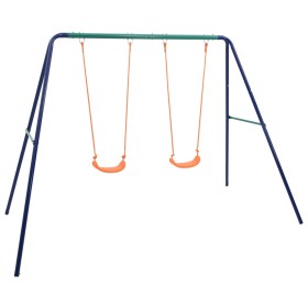 Swing set with 2 seats by vidaXL, Swings and play structures - Ref: Foro24-92318, Price: 116,99 €, Discount: %