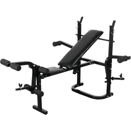 Black Gym Weight Bench by vidaXL, Weight lifting machines - Ref: Foro24-90138, Price: 183,99 €, Discount: %