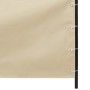 Beige oxford fabric balcony screen awning 140x240 cm by vidaXL, Umbrellas - Ref: Foro24-148506, Price: 37,20 €, Discount: %