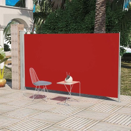 Toldo lateral de jardín o terraza 160x300 cm rojo de vidaXL, Sombrillas - Ref: Foro24-41046, Precio: 70,59 €, Descuento: %