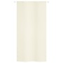 Markise für Balkon, cremefarbenes Oxford-Gewebe, 120 x 240 cm von vidaXL, Sonnenschirme - Ref: Foro24-148510, Preis: 39,43 €,...