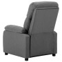 Sillón reclinable eléctrico tela gris claro de vidaXL, Sillones - Ref: Foro24-3073802, Precio: 234,99 €, Descuento: %