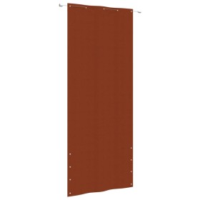 Balcony screen awning in terracotta oxford fabric 100x240 cm by vidaXL, Umbrellas - Ref: Foro24-148519, Price: 30,99 €, Disco...