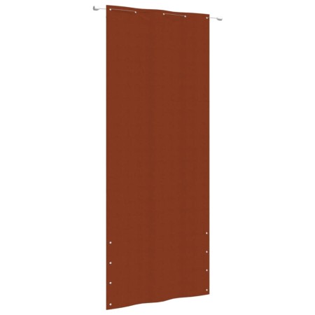 Toldo pantalla para balcón de tela oxford terracota 100x240 cm de vidaXL, Sombrillas - Ref: Foro24-148519, Precio: 30,69 €, D...