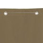 Balcony screen awning in taupe gray oxford fabric 140x240 cm by vidaXL, Umbrellas - Ref: Foro24-148526, Price: 31,01 €, Disco...