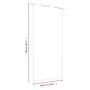 Toldo para balcón de tela oxford rojo 100x240 cm de vidaXL, Sombrillas - Ref: Foro24-148544, Precio: 25,28 €, Descuento: %