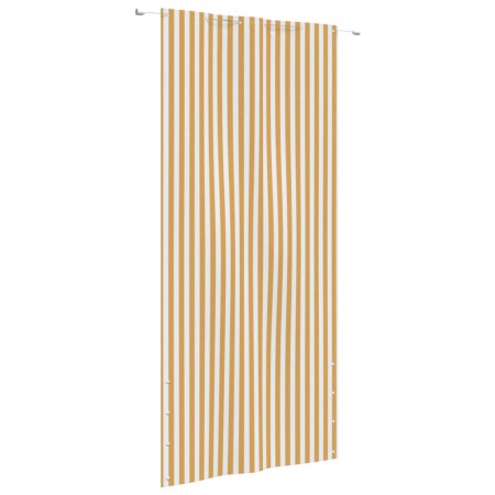 Gelb-weiße Balkonmarkise aus Oxford-Stoff, 120 x 240 cm von vidaXL, Sonnenschirme - Ref: Foro24-148540, Preis: 35,07 €, Rabat...