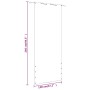 Toldo para balcón de tela oxford amarillo y blanco 120x240 cm de vidaXL, Sombrillas - Ref: Foro24-148540, Precio: 35,07 €, De...