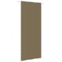 Toldo pantalla para balcón de tela oxford gris taupe 100x240 cm de vidaXL, Sombrillas - Ref: Foro24-148524, Precio: 34,26 €, ...