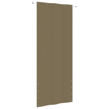 Balcony screen awning in taupe gray oxford fabric 100x240 cm by vidaXL, Umbrellas - Ref: Foro24-148524, Price: 34,26 €, Disco...