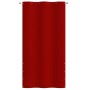 Red oxford fabric balcony awning 120x240 cm by vidaXL, Umbrellas - Ref: Foro24-148545, Price: 26,99 €, Discount: %