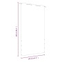 Toldo para balcón de tela oxford rojo 120x240 cm de vidaXL, Sombrillas - Ref: Foro24-148545, Precio: 26,93 €, Descuento: %