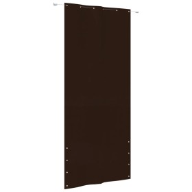 Balkonmarkise aus braunem Oxford-Stoff, 120 x 240 cm von vidaXL, Sonnenschirme - Ref: Foro24-148560, Preis: 29,89 €, Rabatt: %