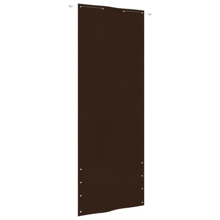 Toldo pantalla para balcón de tela oxford marrón 80x240 cm de vidaXL, Sombrillas - Ref: Foro24-148558, Precio: 30,41 €, Descu...