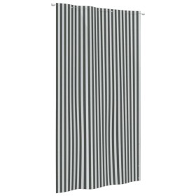 Toldo para balcón tela oxford gris antracita blanco 140x240 cm de vidaXL, Sombrillas - Ref: Foro24-148576, Precio: 34,99 €, D...