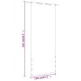 Toldo para balcón tela oxford gris antracita blanco 120x240 cm de vidaXL, Sombrillas - Ref: Foro24-148575, Precio: 32,99 €, D...