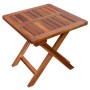 Tumbona ajustable con mesita madera maciza de acacia de vidaXL, Tumbonas - Ref: Foro24-42594, Precio: 205,12 €, Descuento: %