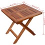 Tumbona ajustable con mesita madera maciza de acacia de vidaXL, Tumbonas - Ref: Foro24-42594, Precio: 205,12 €, Descuento: %