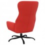 Sillón de relax con reposapiés de cuero sintético rojo de vidaXL, Sillones - Ref: Foro24-3097449, Precio: 124,06 €, Descuento: %