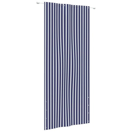 Toldo pantalla para balcón tela oxford azul y blanco 120x240 cm de vidaXL, Sombrillas - Ref: Foro24-148590, Precio: 36,51 €, ...