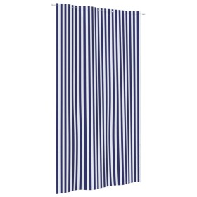 Balcony screen awning in blue and white Oxford fabric, 140x240 cm. by vidaXL, Umbrellas - Ref: Foro24-148591, Price: 34,99 €,...