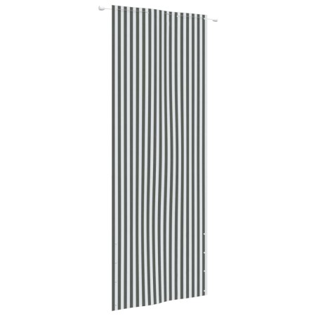 Toldo para balcón tela oxford gris antracita blanco 80x240 cm de vidaXL, Sombrillas - Ref: Foro24-148573, Precio: 29,99 €, De...