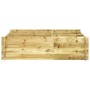 Raised flowerbed made of solid pine wood, treated, 150x100x40 cm by vidaXL, Pots and planters - Ref: Foro24-41915, Price: 69,...