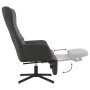 Sillón de relax con reposapiés terciopelo gris oscuro de vidaXL, Sillones - Ref: Foro24-3097496, Precio: 130,10 €, Descuento: %