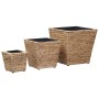 Set of 3 water hyacinth flowerbeds by vidaXL, Pots and planters - Ref: Foro24-45571, Price: 72,98 €, Discount: %