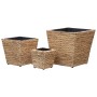 Set of 3 water hyacinth flowerbeds by vidaXL, Pots and planters - Ref: Foro24-45571, Price: 72,98 €, Discount: %